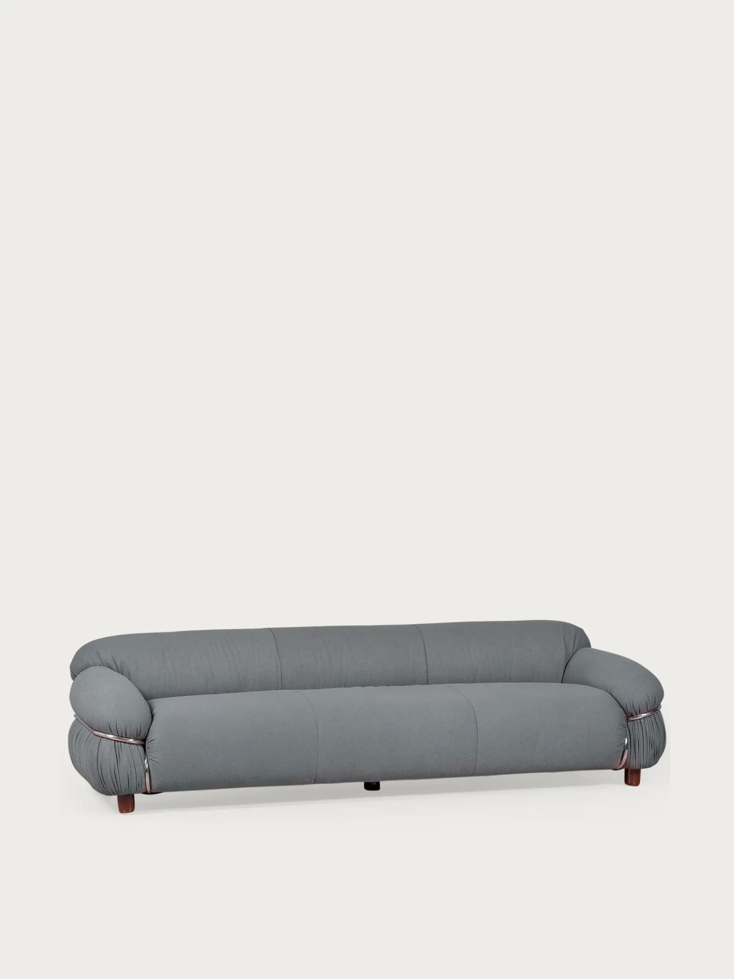 Three-seater sofa upholstered in Sherpa fabric - Olympia FurnMod - 1