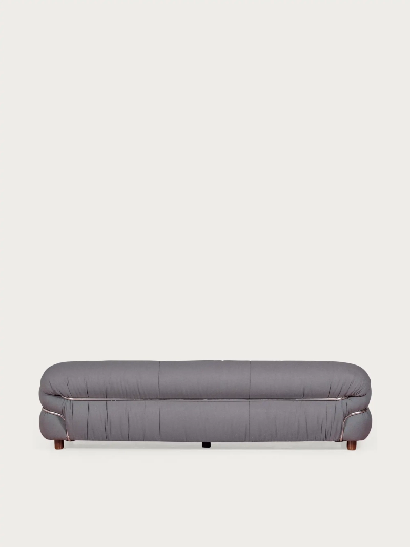 Three-seater sofa upholstered in Sherpa fabric - Olympia FurnMod - 1