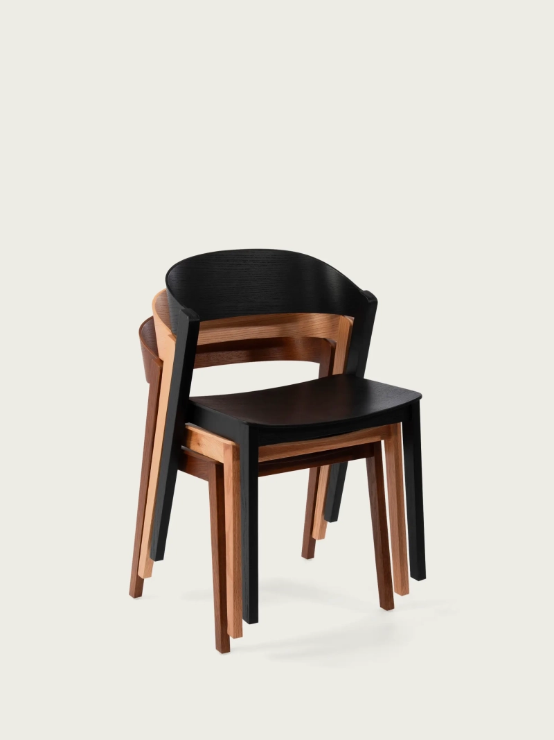 Silla nórdica en madera de roble natural - Soho FurnMod - 19