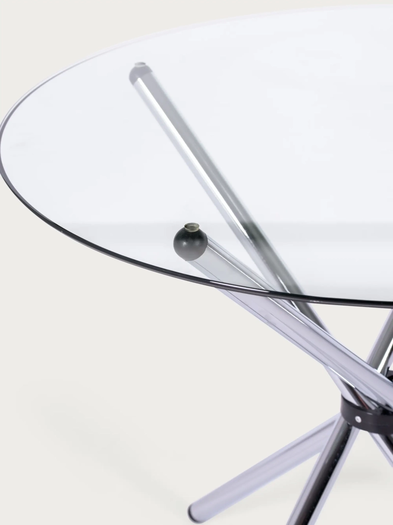 Round masă de bucătărie din sticlă (90cm) - Round FurnMod - 13