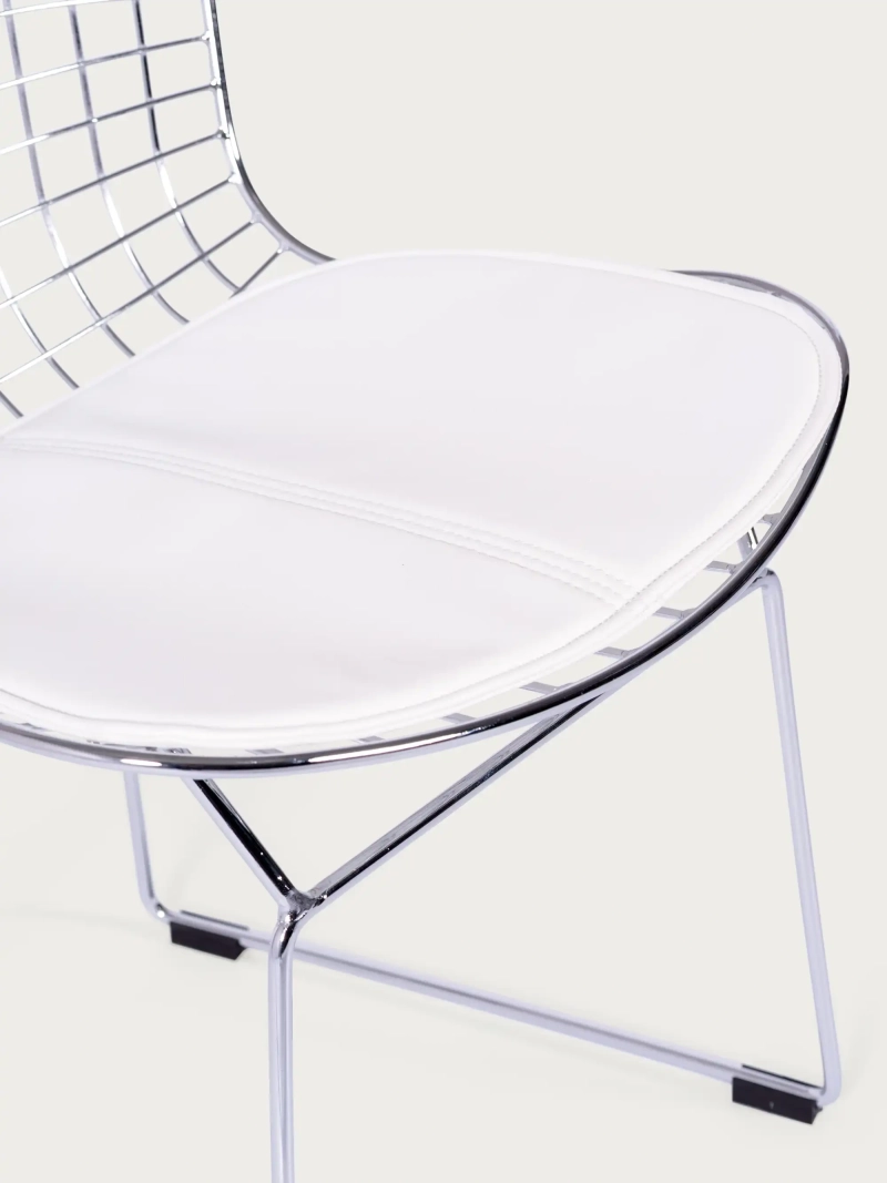 Ergonomic Stainless Steel Dining Chair - Berta FurnMod - 10