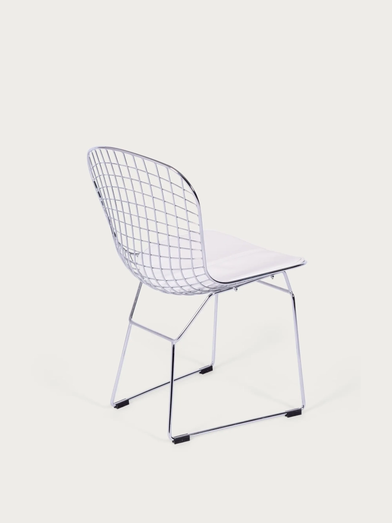 Ergonomic Stainless Steel Dining Chair - Berta FurnMod - 17