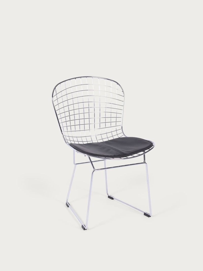 Ergonomic Stainless Steel Dining Chair - Berta FurnMod - 2