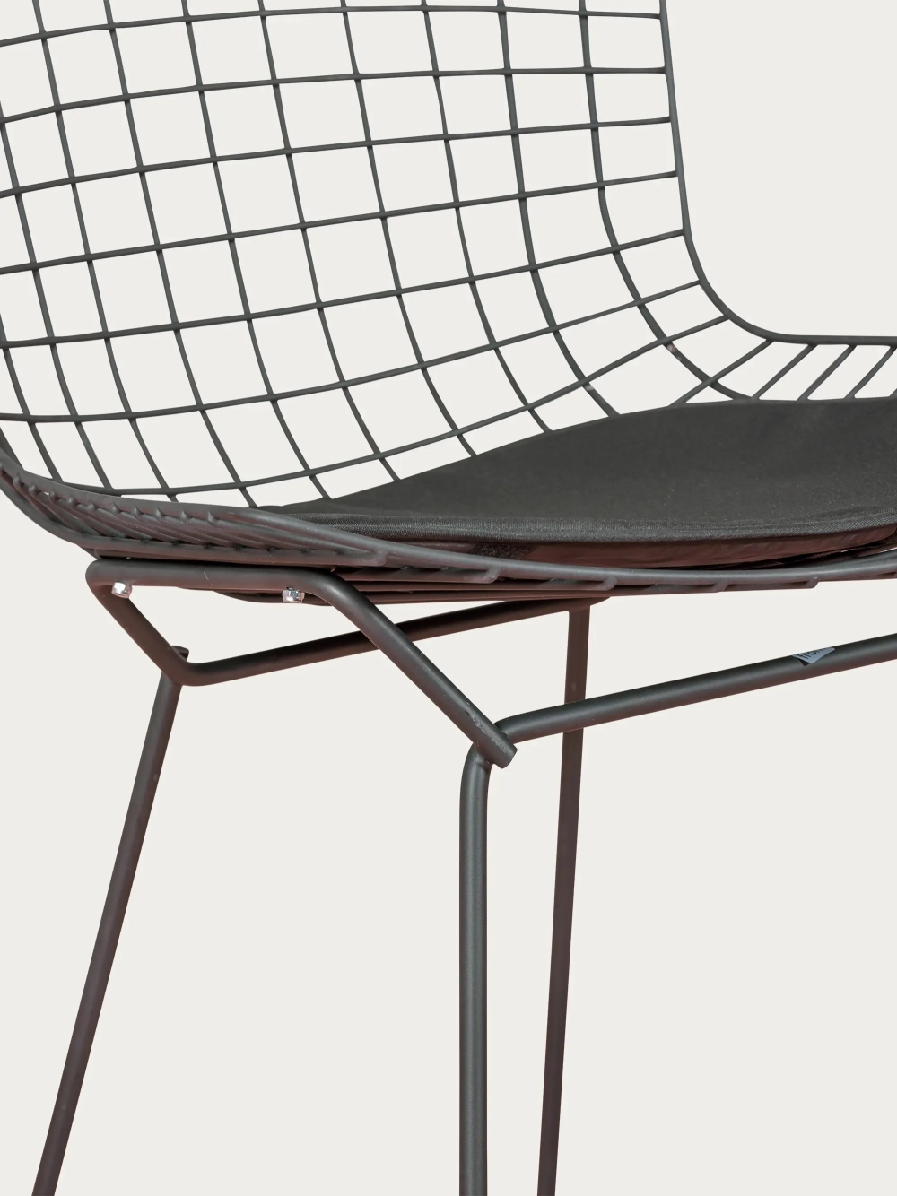 Silla de comedor en acero negro apto para el jardín - Berta S FurnMod - 5