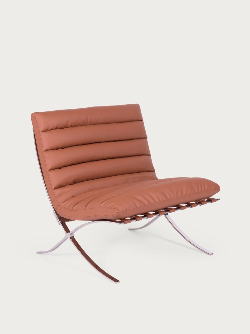 Design fotel rozsdamentes acélból és műbőrből - Torino FurnMod - 16