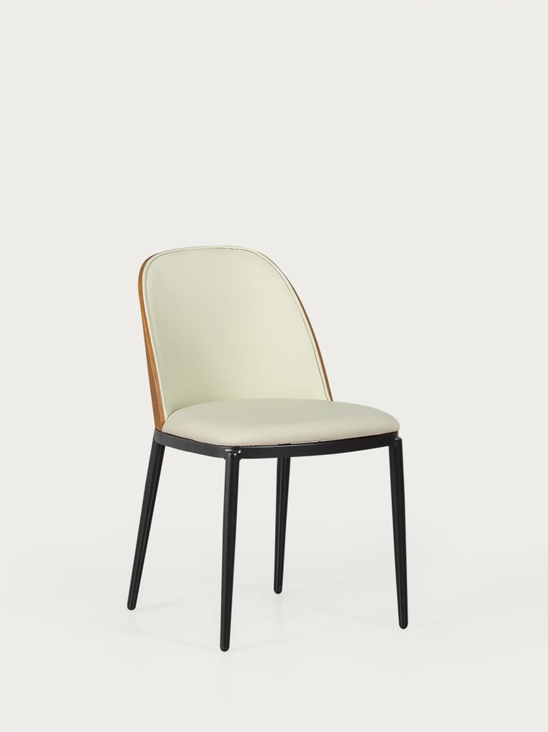Tapicerowane designerskie krzesło do jadalni - Cottage FurnMod - 1