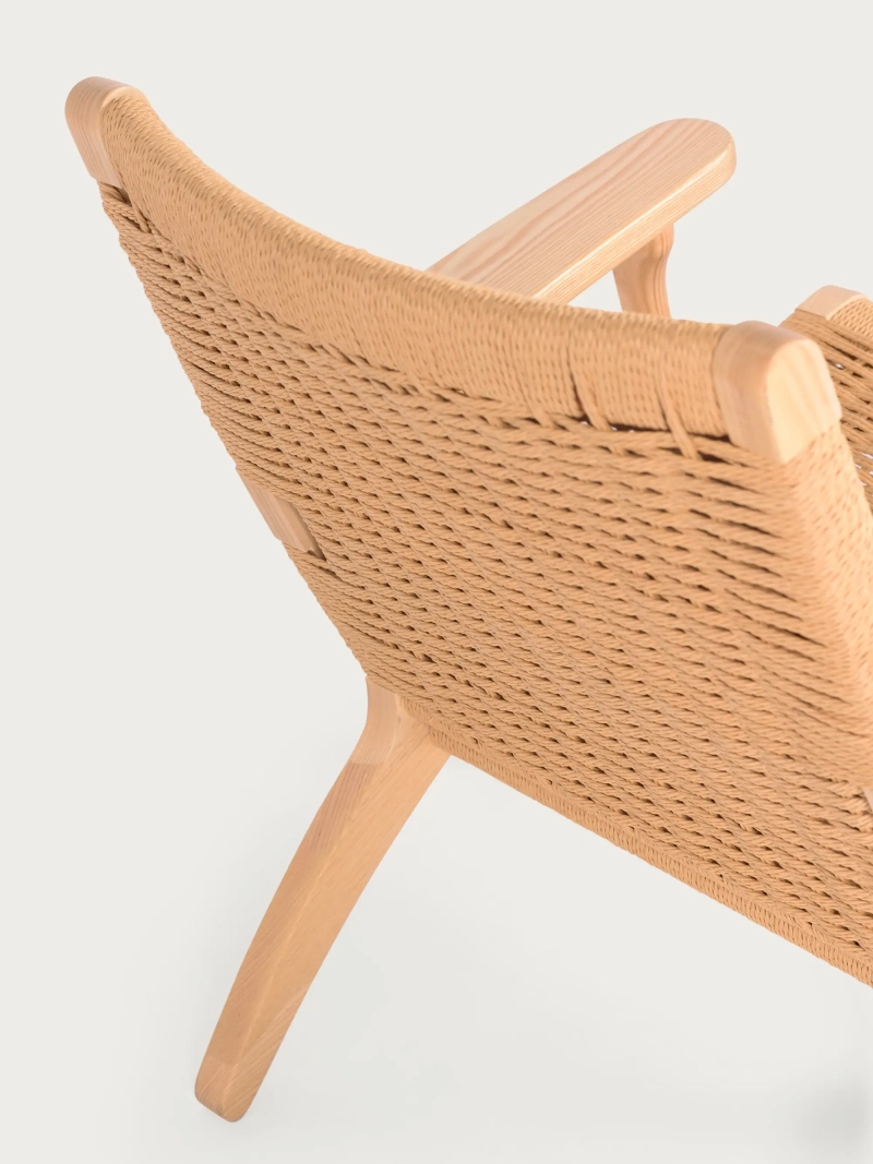 Sillón artesanal en madera de fresno natural - Catani FurnMod - 9