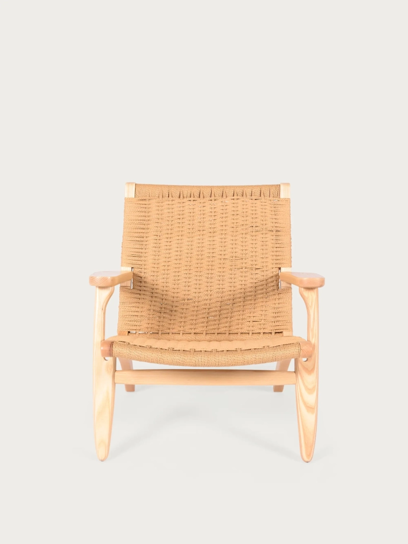 Sillón artesanal en madera de fresno natural - Catani FurnMod - 1