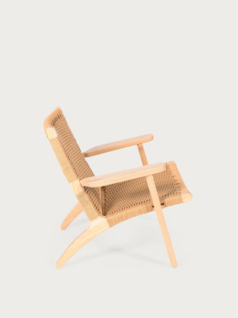 Sillón artesanal en madera de fresno natural - Catani FurnMod - 1