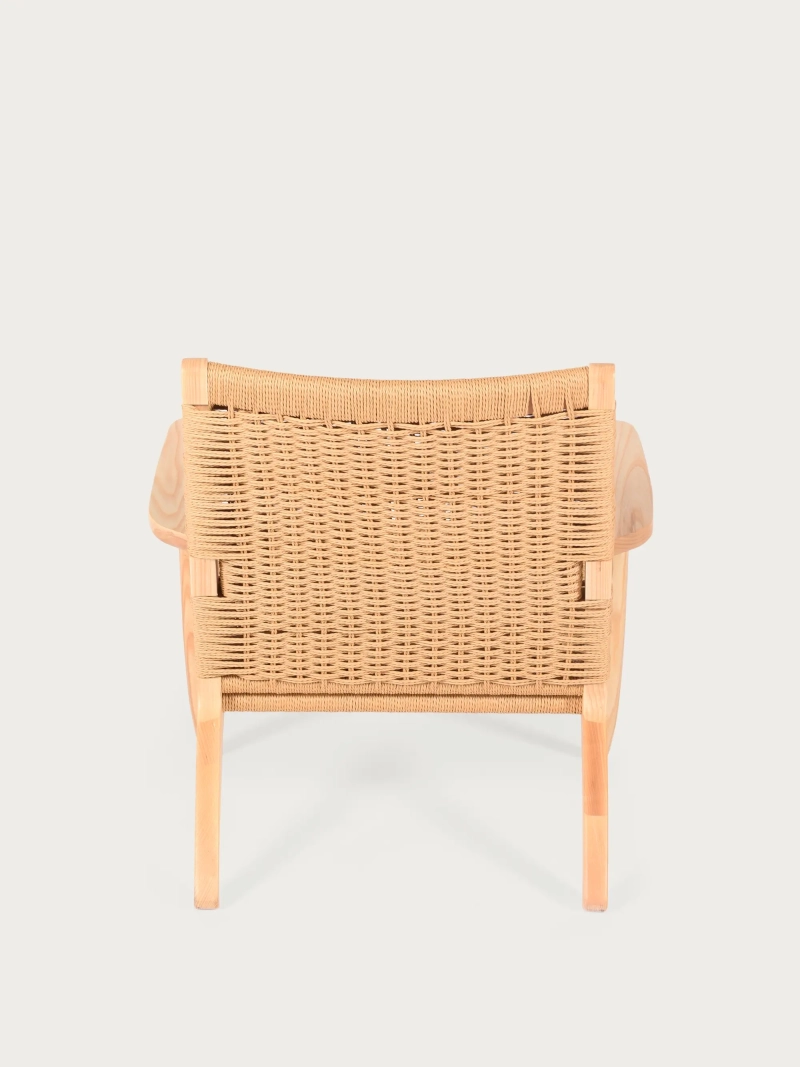 Fotoliu realizat manual din lemn de frasin natural - Catani FurnMod - 1