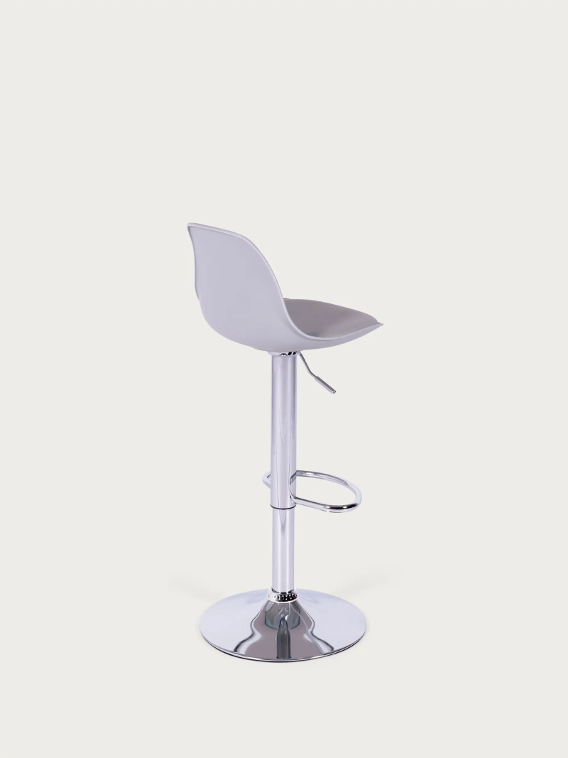 Taburete de bar ajustable con cojín acolchado y reposapiés - Kansas FurnMod - 21