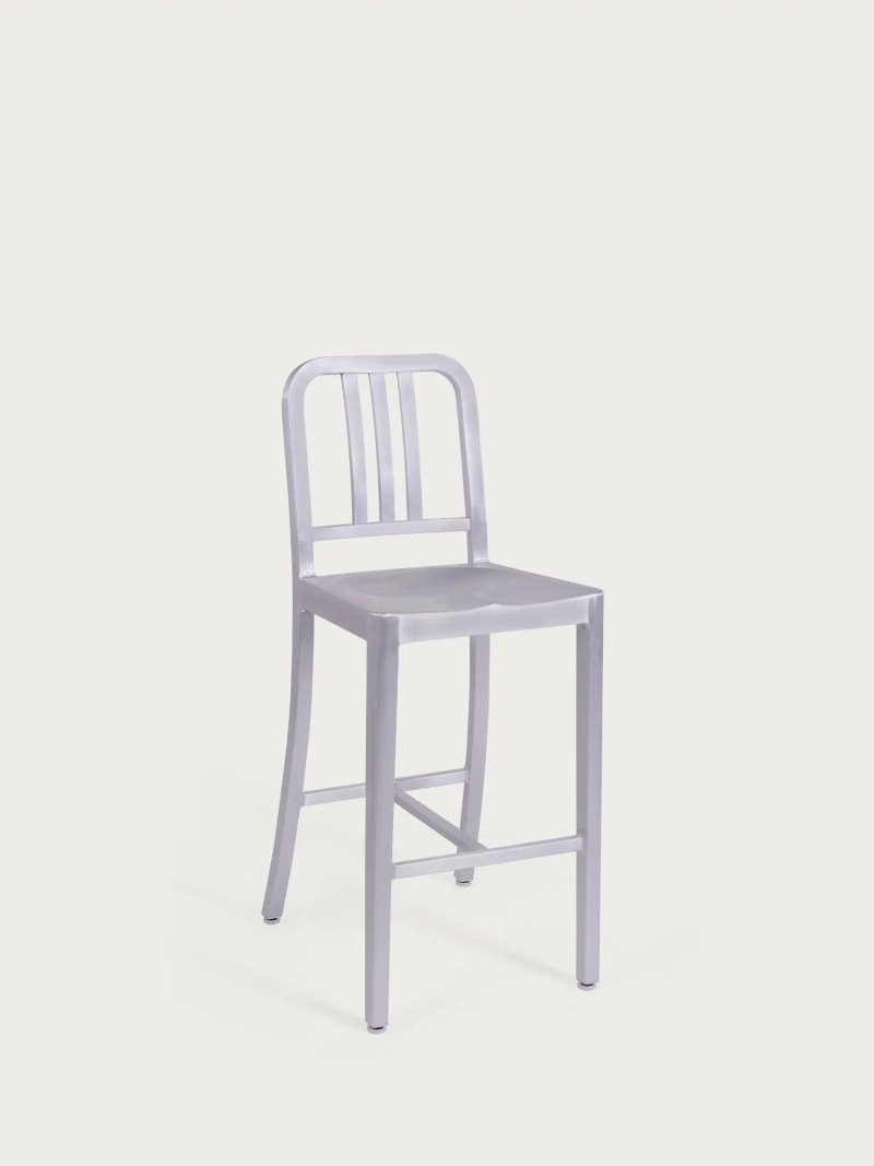 tabouret aluminium industriel (66 cm) - Navi Army FurnMod - 1
