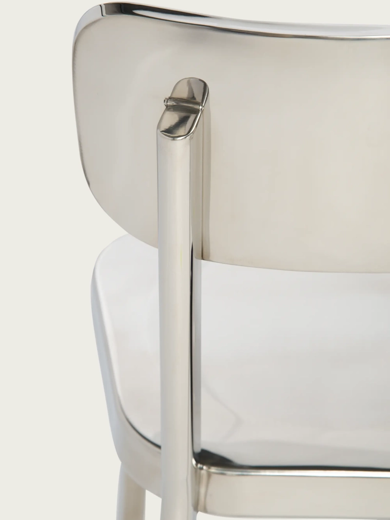Stainless steel chair - Delawere FurnMod - 1