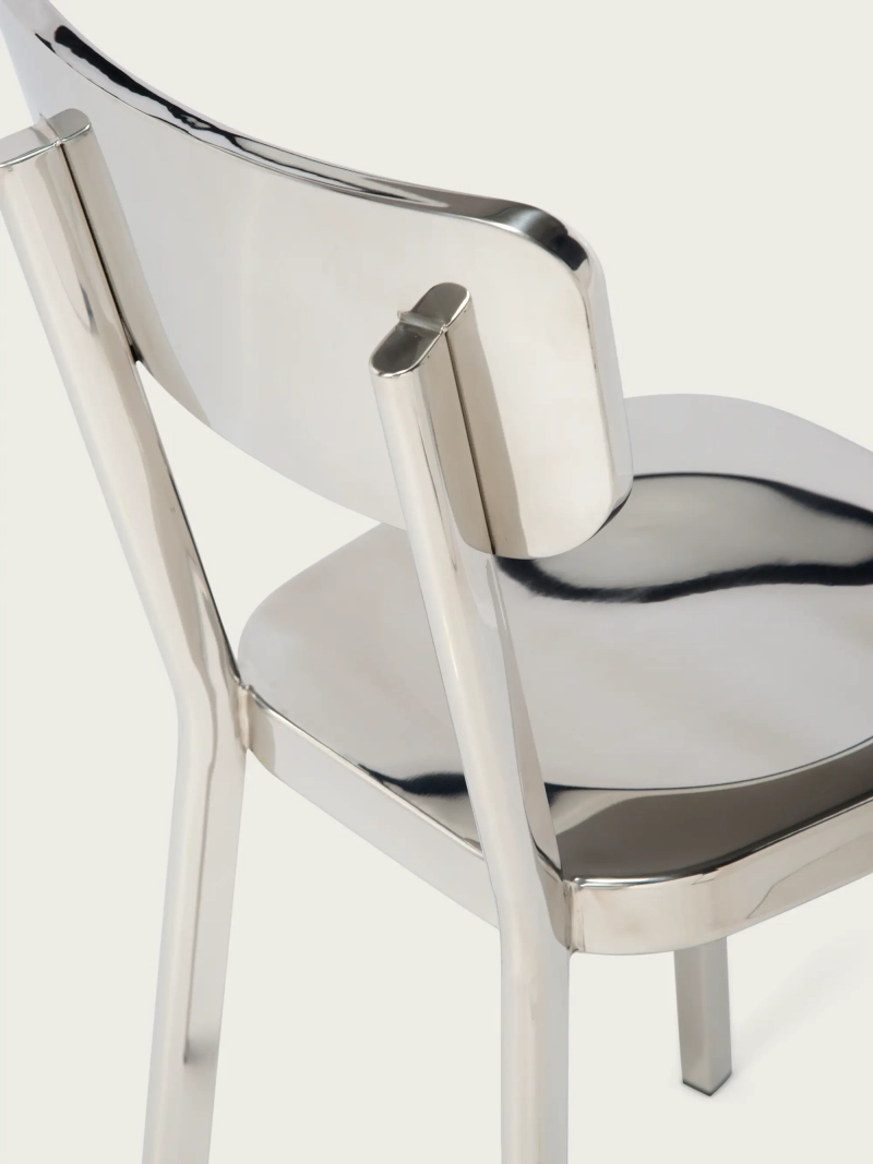 Silla de acero inoxidable - Delawere FurnMod - 1