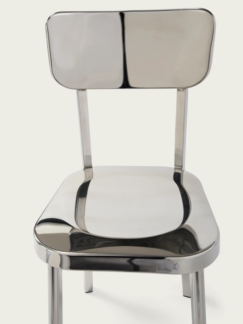 Krzesło ze stali nierdzewnej - Delawere FurnMod - 1