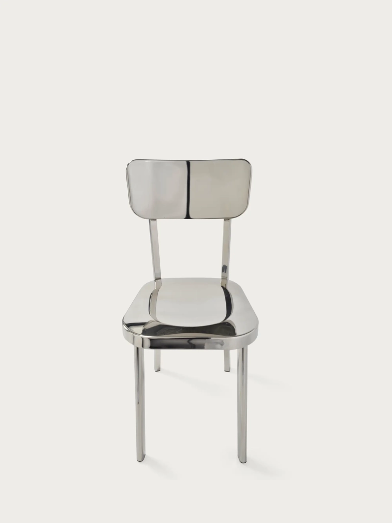 Stainless steel chair - Delawere FurnMod - 1