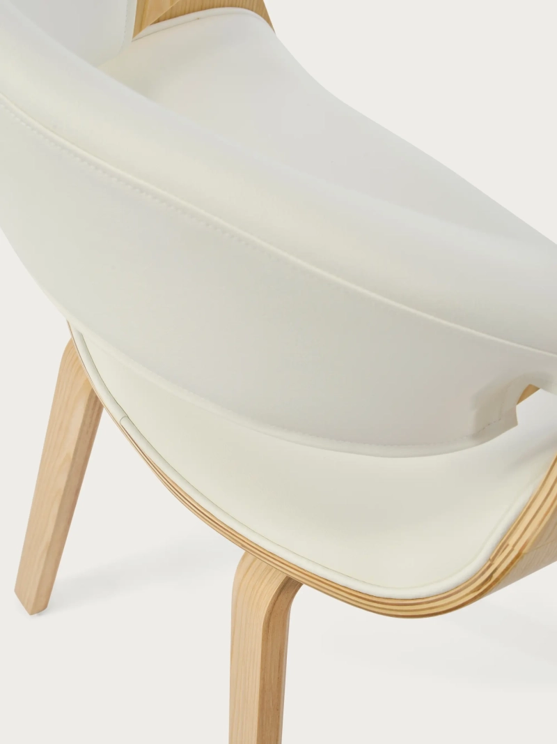 Sedia in legno di acero nordico con cuscino - Burrow Z FurnMod - 3