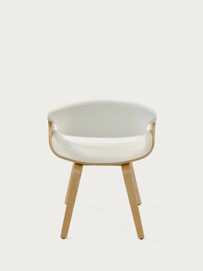 Nordic maple wood chair with cushion - Burrow Z FurnMod - 1