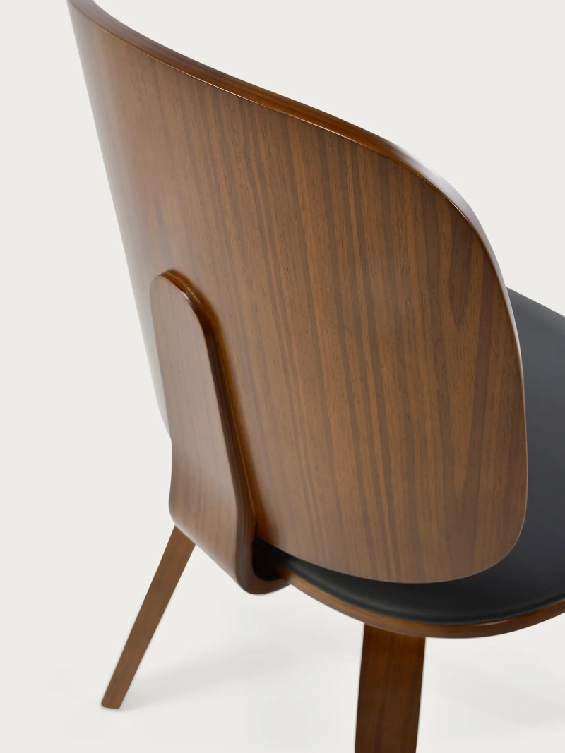 Silla nórdica en madera de nogal - Hut S FurnMod - 1