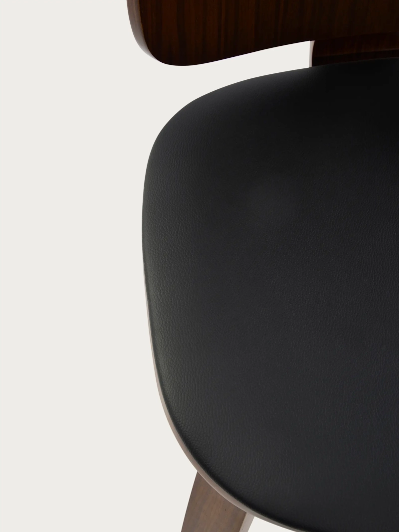 Scandinavische notenhouten stoel - Hut S FurnMod - 1
