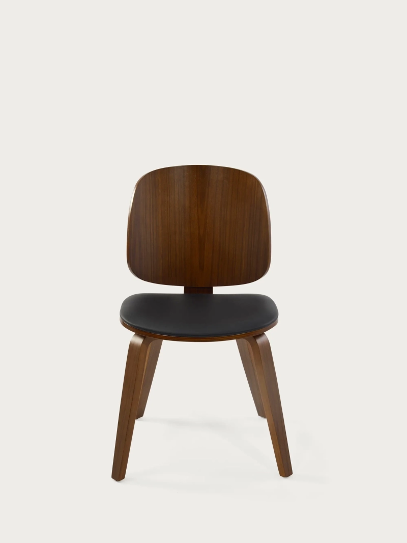 Silla nórdica en madera de nogal - Hut S FurnMod - 1
