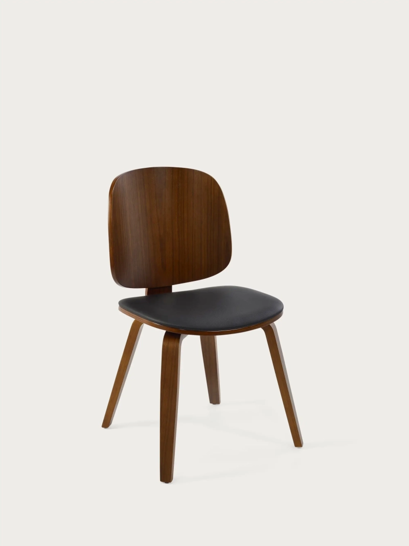 Silla nórdica en madera de nogal - Hut S FurnMod - 1