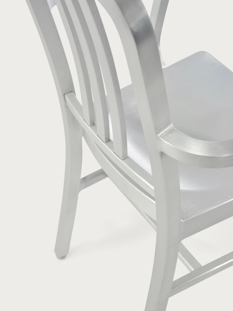 Industrial design chair with armrests - Navi Army FurnMod - 6