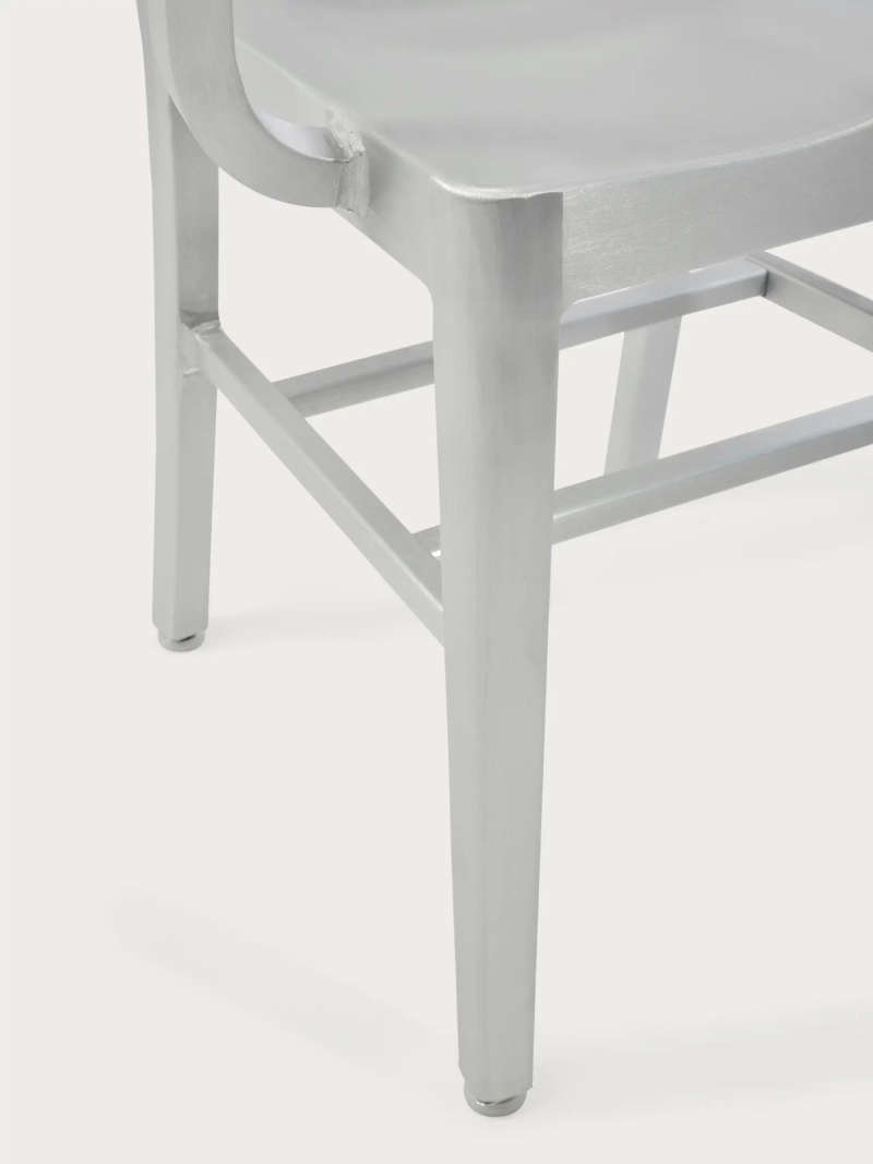 Industriel designstol med armlæn - Navi Army FurnMod - 7