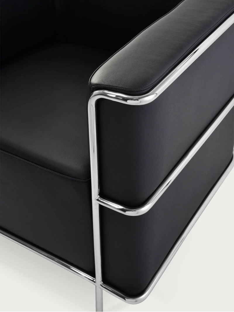 Cubic design armchair in Italian leather - Torino FurnMod - 1