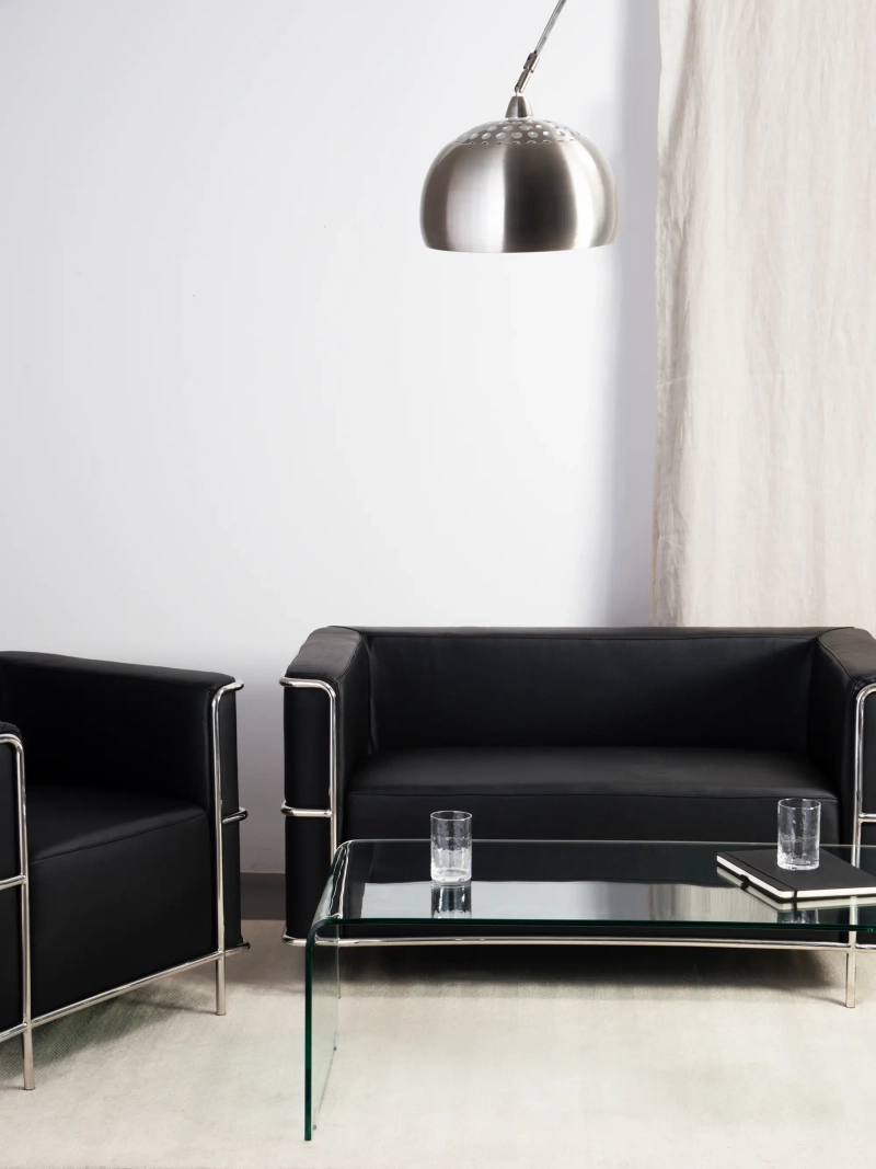 Cubic design armchair in Italian leather - Torino FurnMod - 9