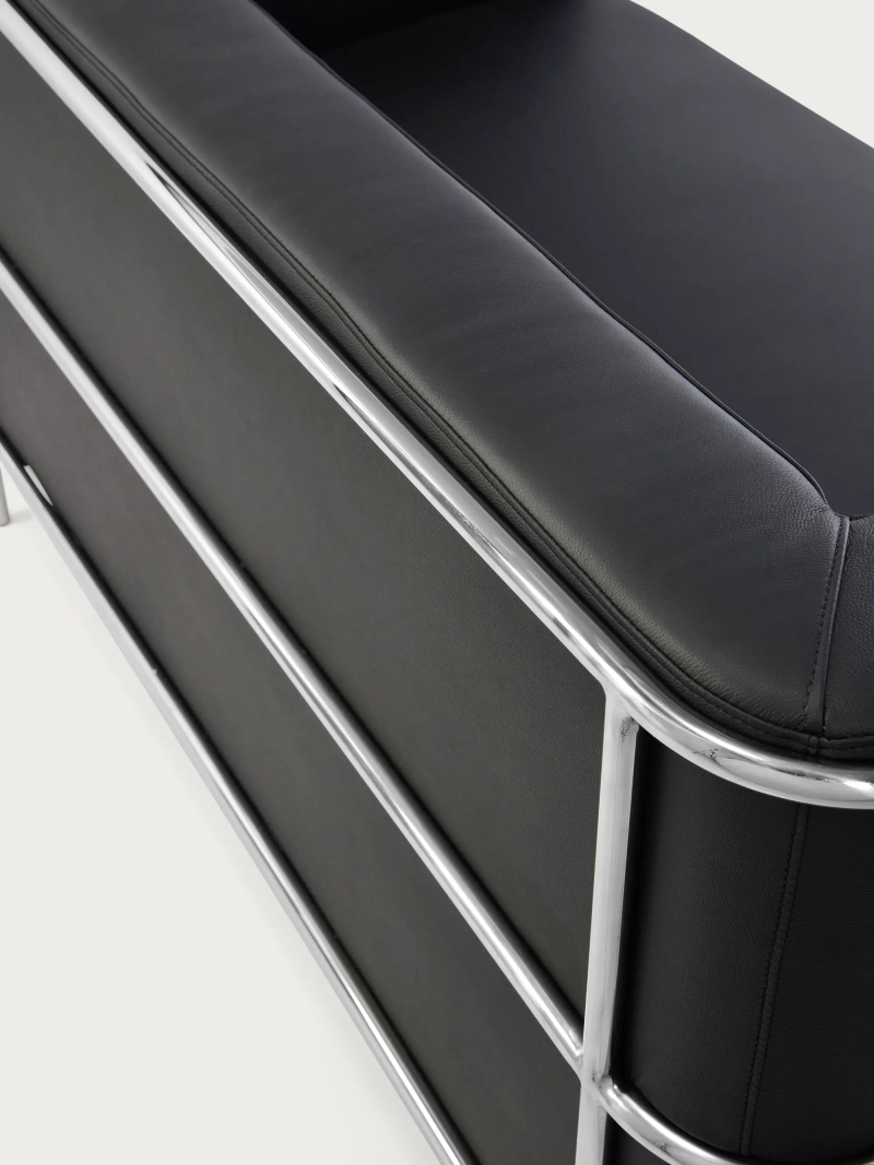 2-Sitzer Sofa aus italienischem Leder und avantgardistischem Design - Torino FurnMod - 3