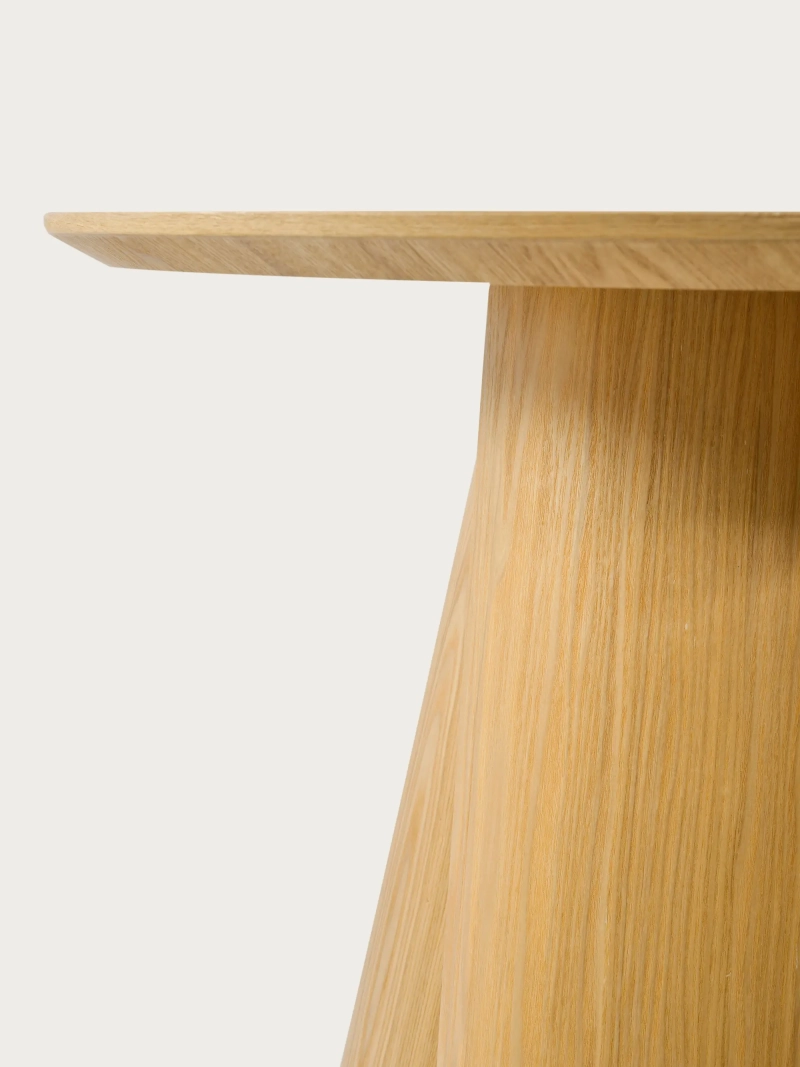 Mesa de comedor redonda en madera de fresno (80cm) - Pluto FurnMod - 9