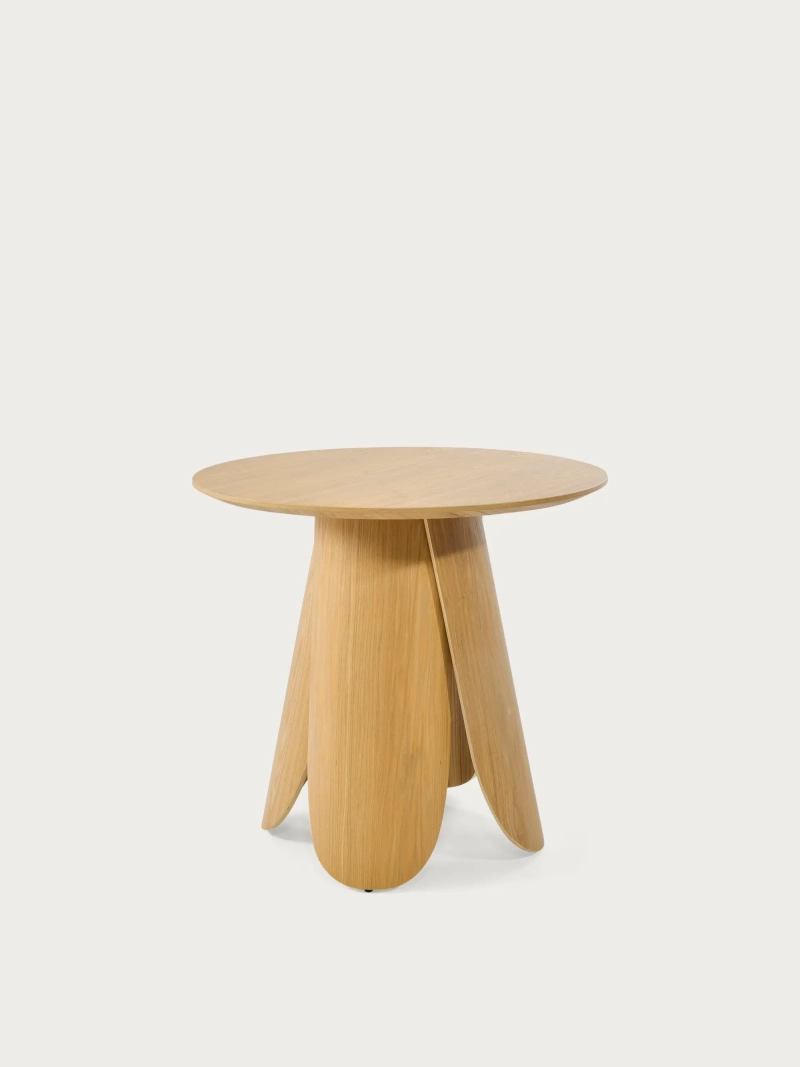 Mesa de comedor redonda en madera de fresno (80cm) - Pluto FurnMod - 7
