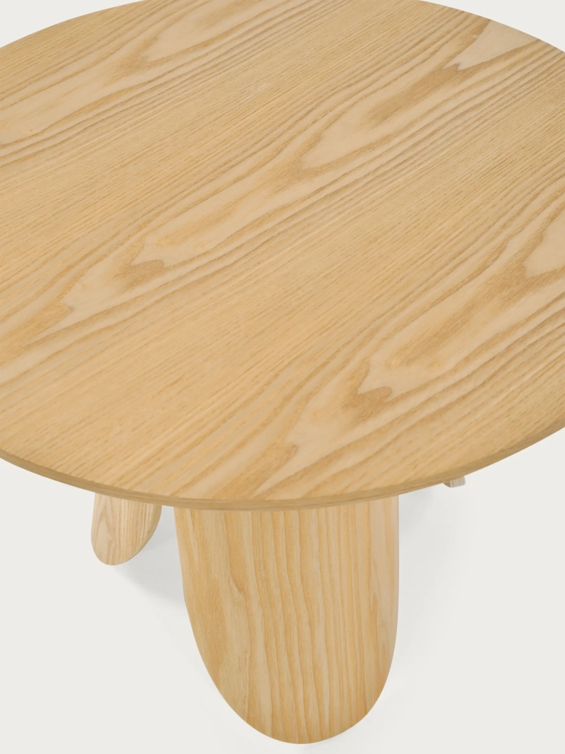 Mesa auxiliar nórdica en madera de fresno (60cm) - Pluto FurnMod - 1