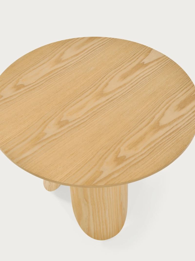 Nordic side table in ash wood (60cm) - Pluto FurnMod - 1