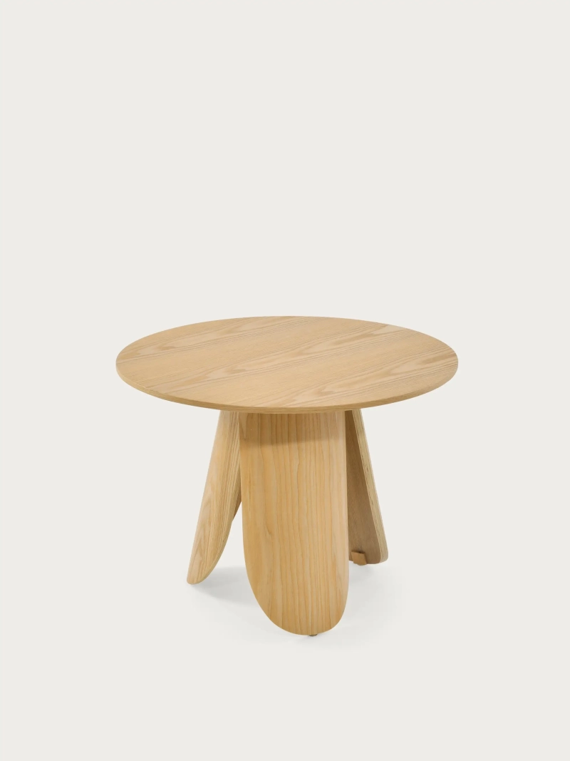 Nordic side table in ash wood (60cm) - Pluto FurnMod - 1