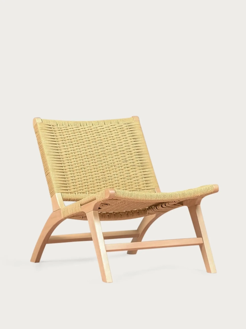 Sillón nórdico en madera de haya y cuerda ecológica - Liam FurnMod - 8