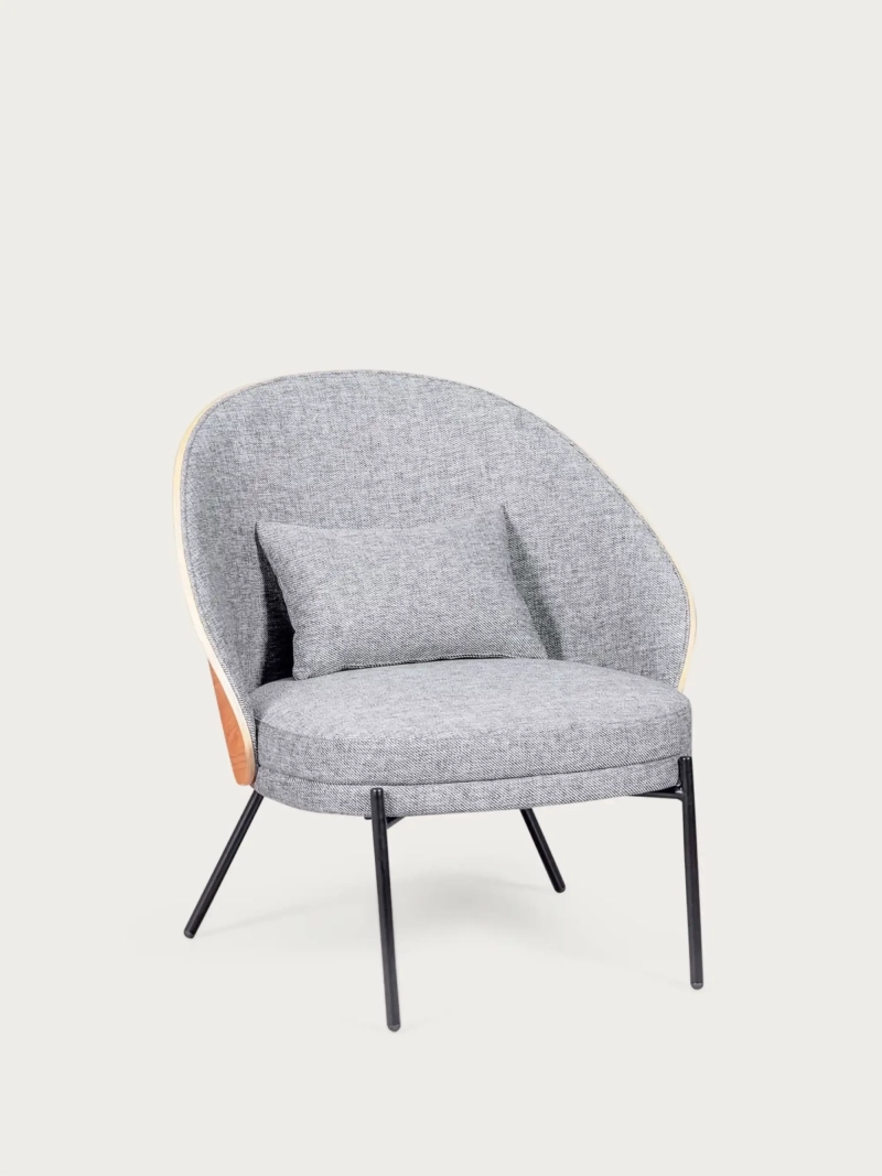 Sillón rústico con madera de fresno natural - Earth FurnMod - 6