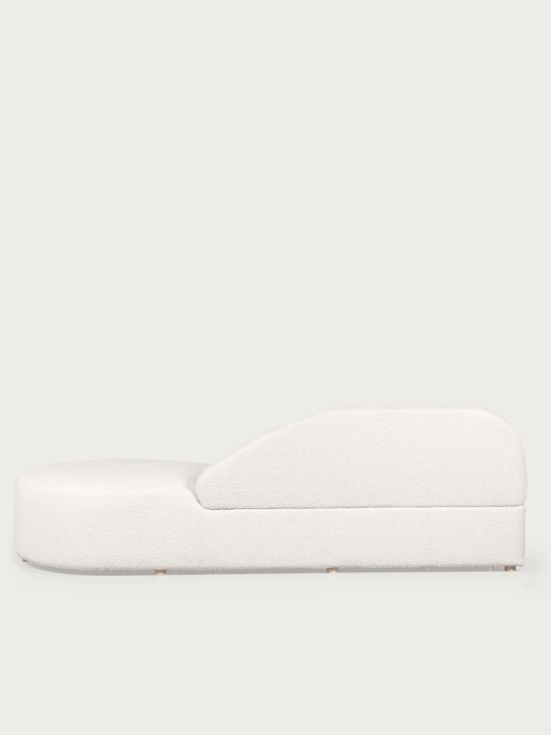 Designerska sofa z tkaniny bouclé - Mozart FurnMod - 8