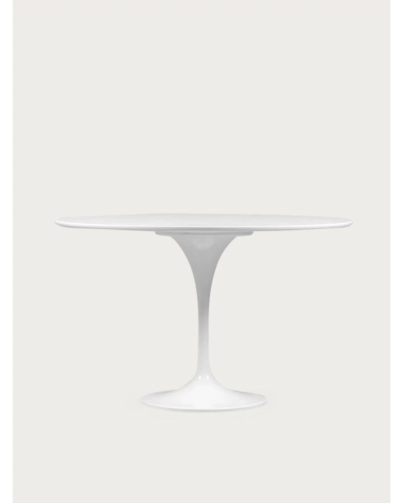 Mesa de jantar redonda topo de gama em madeira MDF (120 cm) - Stratus FurnMod - 6