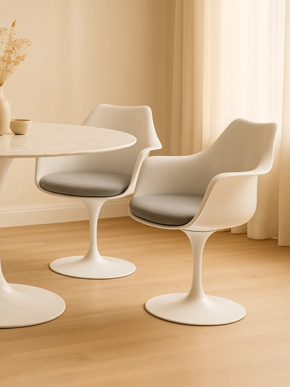 Silla giratoria con reposabrazos y cojín - Stratus FurnMod - 14