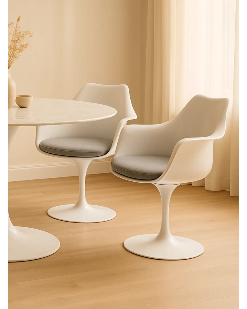 Fauteuil pivotant avec accoudoirs et coussin - Stratus FurnMod - 14