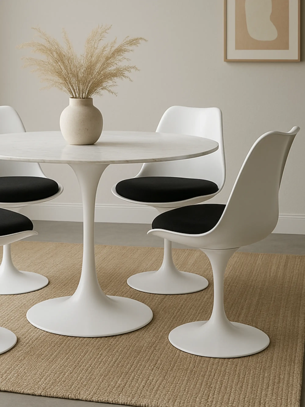 Draaibare designstoel met katoenen kussen - Stratus FurnMod - 9