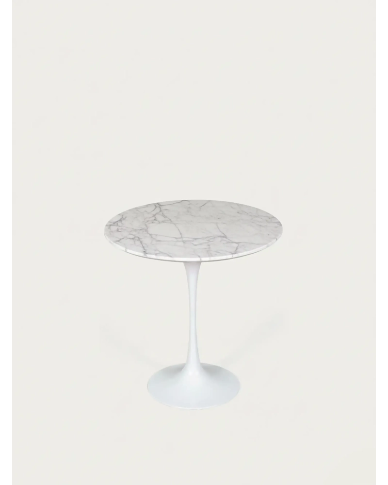Carrara marble side table (50cm) - Stratus FurnMod - 7