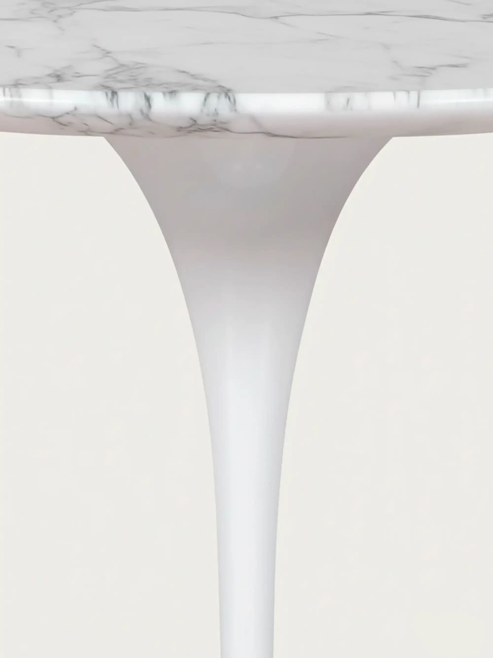 Mesa de apoio em mármore de Carrara (50 cm) - Stratus FurnMod - 1
