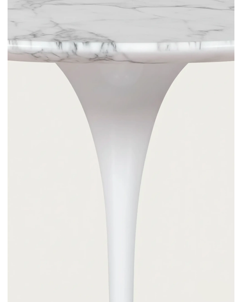 Carrara marble side table (50cm) - Stratus FurnMod - 5