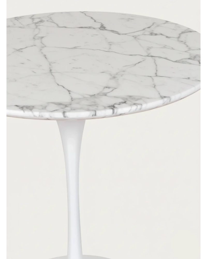 Mesa de apoio em mármore de Carrara (50 cm) - Stratus FurnMod - 3