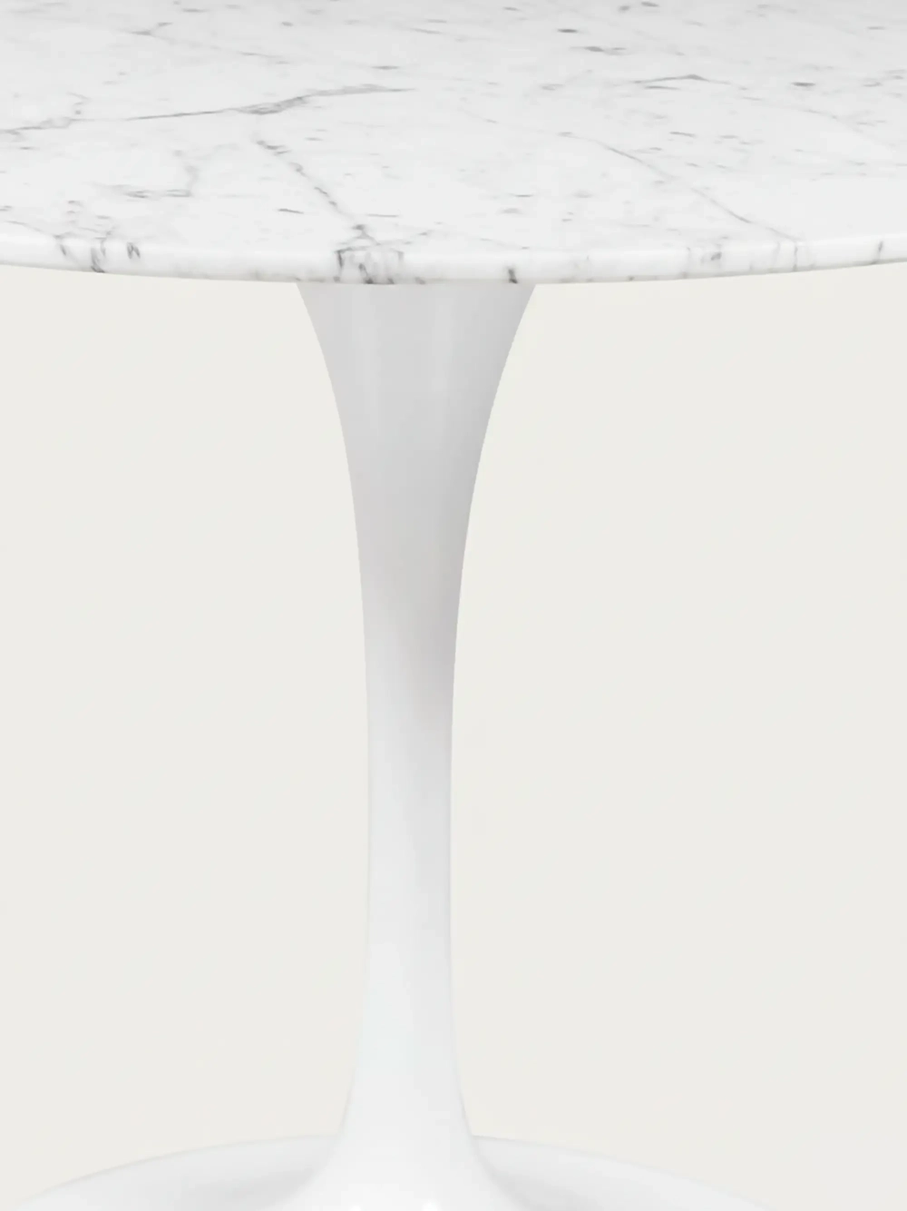 Tavolo da pranzo rotondo di alta gamma in marmo di Carrara (120cm) - Stratus FurnMod - 1