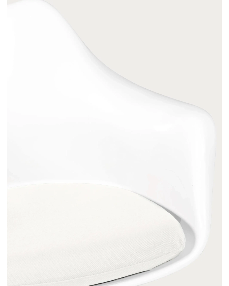 Fauteuil pivotant avec accoudoirs et coussin - Stratus FurnMod - 12