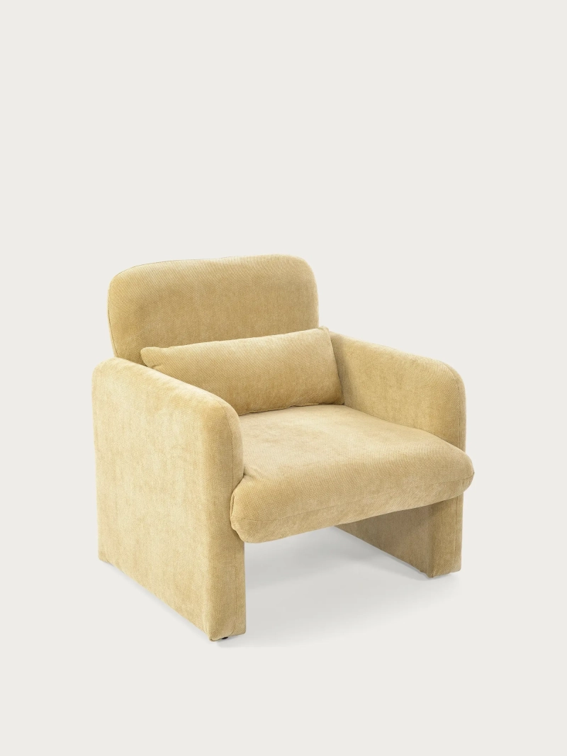 Minimalistično oblikovan oblazinjen fotelj - Bristol FurnMod - 1
